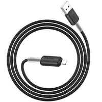 Дата кабель Hoco X48 "Soft" Lightning (1m) Черный