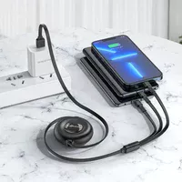 Дата кабель Borofone BX74 USB to 3in1 (1m) Black