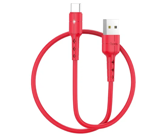 Дата кабель Hoco X30 Star Type-C Cable 2A (1.2m) Красный