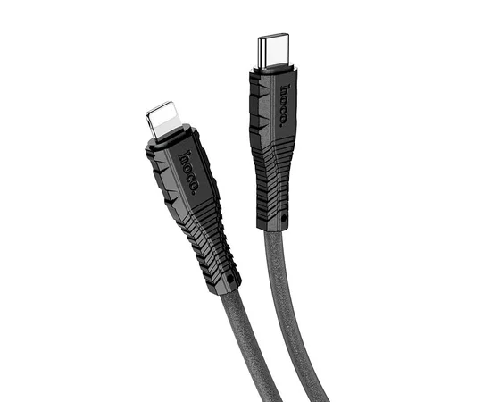Дата кабель Hoco X67 "Nano" USB to Lightning (1m) Чорний
