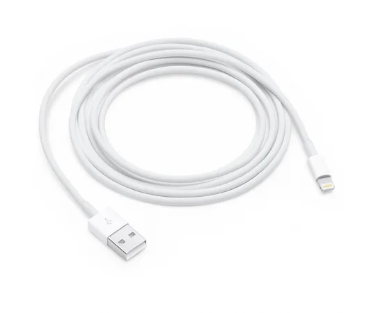 Дата-кабель для iPhone USB to Lightning 1m (box)  Белый