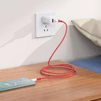 Дата кабель Hoco X70 Ferry Type-C to Type-C 60W (1m) Красный