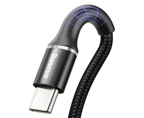 Дата кабель Baseus Halo Data Type-C 3A (1m) Черный