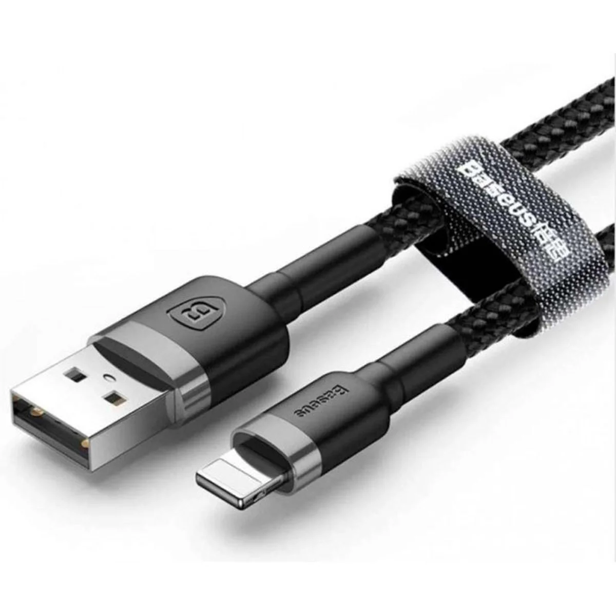 Дата кабель Baseus Cafule Lightning Cable 2.4A (0.5m) (CALKLF-A) Серый / Черный