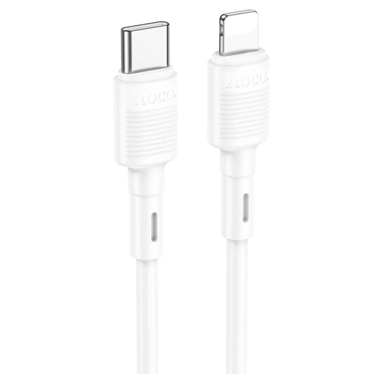 Дата кабель Hoco X83 Victory PD 20W Type-C to Lightning (1m) White