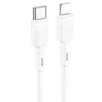 Дата кабель Hoco X83 Victory PD 20W Type-C to Lightning (1m) White