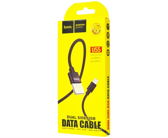 Дата кабель Hoco U55 Outstanding Micro USB Cable (1.2m) Черный