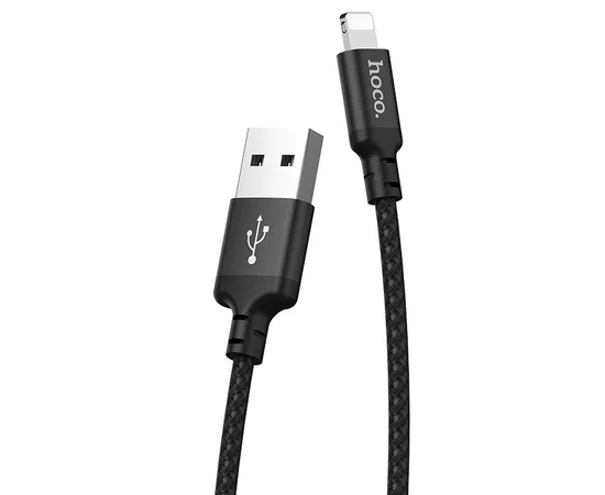 Дата кабель Hoco X14 Times Speed Lightning Cable (1m) Черный