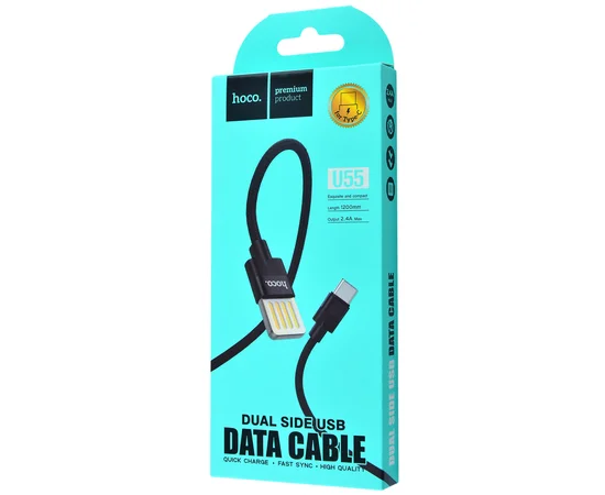 Дата кабель Hoco U55 Outstanding Type-C Cable (1.2m) black