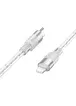 Дата кабель Hoco X99 Crystal Junction PD 27W Type-C to Lightning (1.0m) Gray