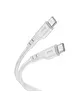 Дата кабель Hoco X97 Crystal color Type-C to Type-C 60W (1m) Light gray