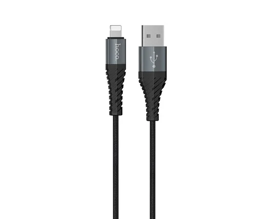 Дата кабель Hoco X38 Cool Lightning (1m) Черный