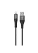 Дата кабель Hoco X38 Cool Lightning (1m) Черный
