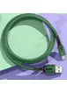 Дата кабель Usams US-SJ432 U51 Silicone USB to Micro USB (1m) Зеленый