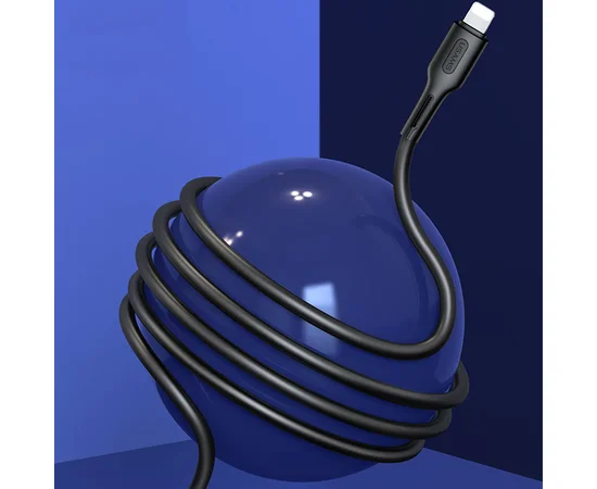 Дата кабель USAMS US-SJ406 U43 Type-C to Lightning PD Fast Charging (1.2m) Чорний