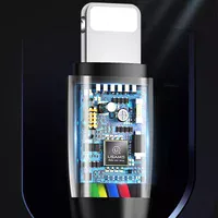 Дата кабель Usams US-SJ364 U35 USB to Lightning 2A (1m) Чорний