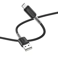Дата кабель Hoco X48 "Soft" MicroUSB (1m) Чорний