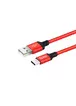 Дата кабель Hoco X14 Times Speed USB to Type-C (1m) Черный / Красный