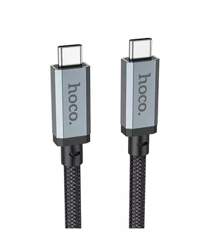 Дата кабель Hoco US05 Type-C to Type-C 100W USB4 40Gbps (1m) Black
