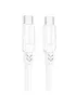 Дата кабель Borofone BX81 Type-C to Type-C 60W (1m) Білий