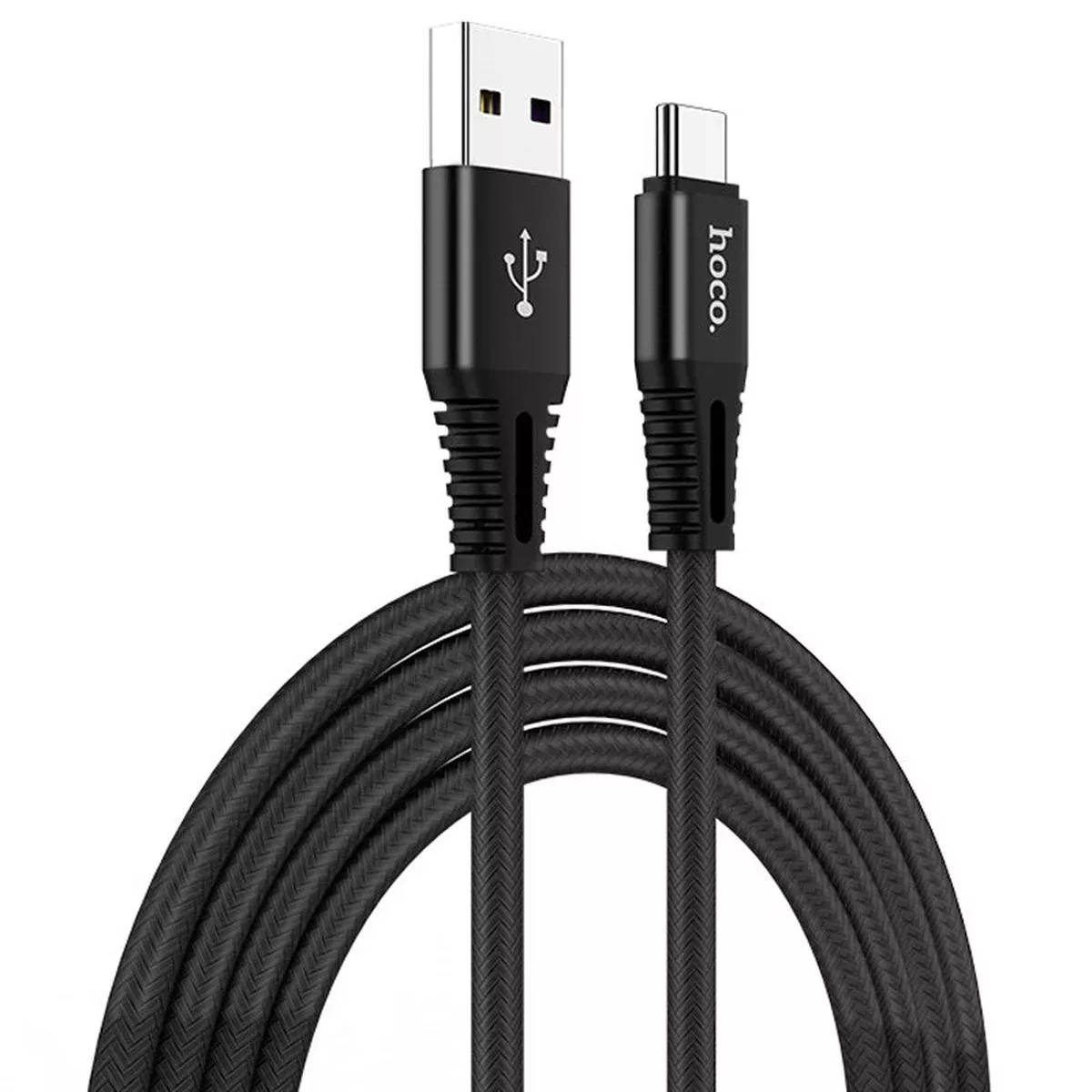 Дата кабель Hoco X22 5A Quick Charger Type-C Cable (1m) Черный
