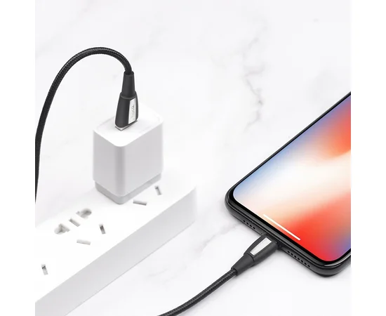 Дата кабель Hoco X39 "Titan" Lightning (1m) Черный