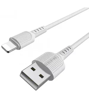 Дата кабель Borofone BX16 USB to Lightning (1m) Білий