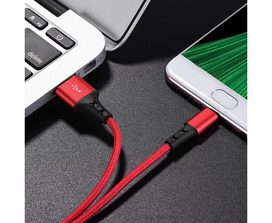 Дата кабель Borofone BX20 Enjoy USB to MicroUSB (1m) Красный
