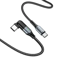 Дата кабель Hoco U100 "Orbit" Type-C to Type-C 100W (1.5m) Черный