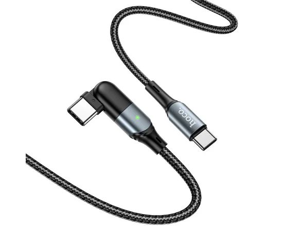Дата кабель Hoco U100 "Orbit" Type-C to Type-C 100W (1.5m) Черный