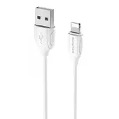 Дата кабель Borofone BX19 USB to Lightning (1m) Білий