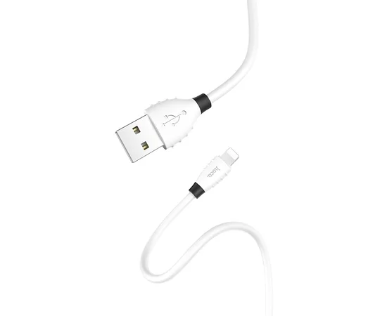 Дата кабель Hoco X27 Excellent Charge Lightning Cable 2.4A (1.2m) Белый