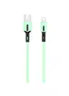 Дата кабель Usams US-SJ431 U51 Silicone USB to Lightning (1m) Мятный
