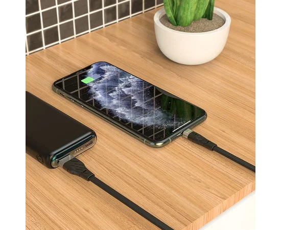 Дата кабель Hoco X53 "Angel" USB to Lightning (1m) Чорний