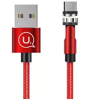 Дата кабель USAMS US-SJ473 U59 Type-C Rotatable Magnetic (1m) Червоний