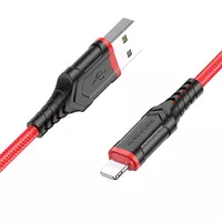 Дата кабель Borofone BX67 USB to Lightning (1m) Красный