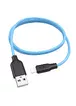 Дата кабель Hoco X21 Plus Silicone Lightning Cable (2m) Black / Blue