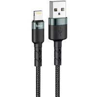 Дата кабель Hoco DU46 Charging USB to Lightning (1m) Черный