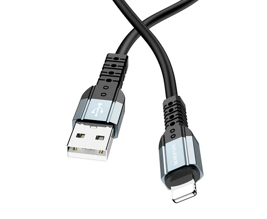 Дата кабель Borofone BX64 Special USB to Lightning (1m) Черный