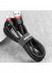 Дата кабель Baseus Cafule Type-C Cable 3A (1m) Красный / Черный