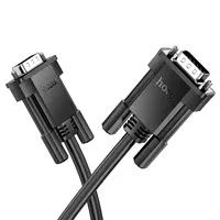 Дата кабель Hoco US11 VGA male to VGA male HD (1m) Black