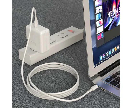 Дата кабель Borofone BX44 High-energy Type-C to Type-C 100W (1m) Білий