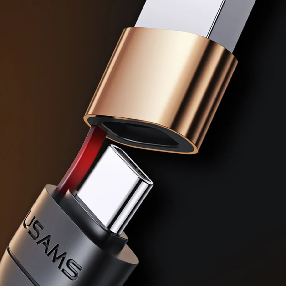 Дата кабель Usams US-SJ483 U62 USB + Type-C to Type-C + Lightning PD (1.2m) Черный