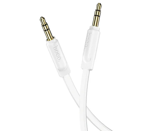 Аудіо кабель Aux Hoco UPA16 (2m) Білий