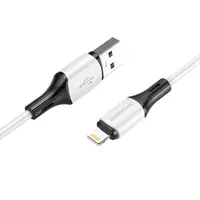 Дата кабель Borofone BX79 USB to Lightning (1m) Білий