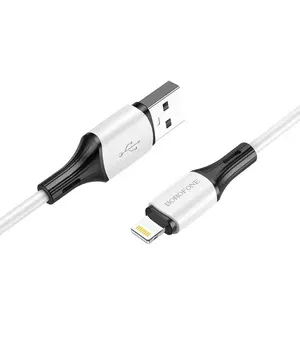 Дата кабель Borofone BX79 USB to Lightning (1m) Белый