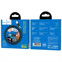 Дата кабель Hoco X48 "Soft" MicroUSB (1m) Чорний