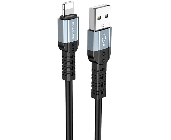 Дата кабель Borofone BX64 Special USB to Lightning (1m) Черный