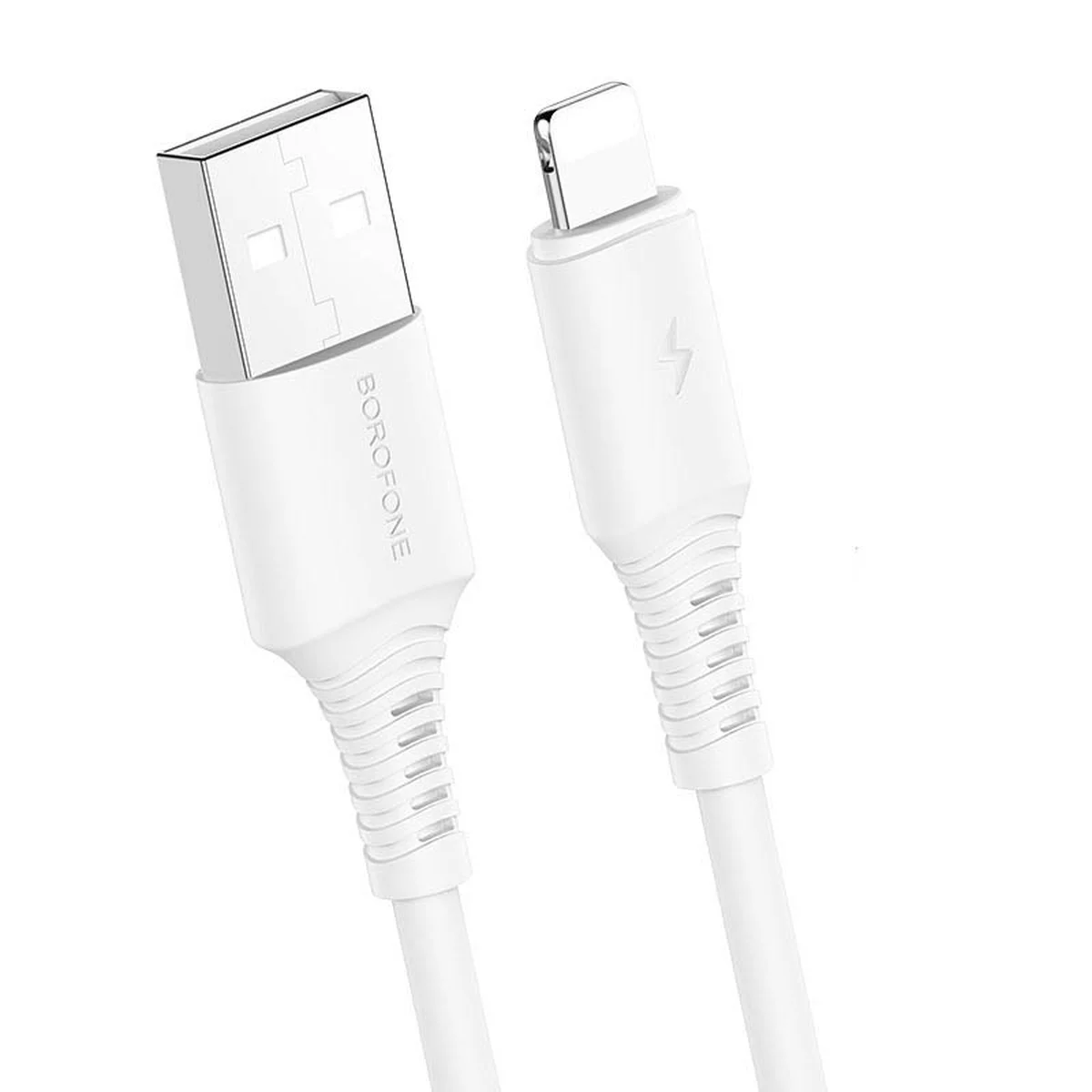 Дата кабель Borofone BX47 Coolway USB to Lightning (1m) Білий