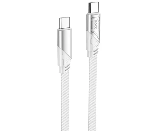 Дата кабель Hoco U119 Machine charging data Type-C to Type-C 60W (1.2m) Gray